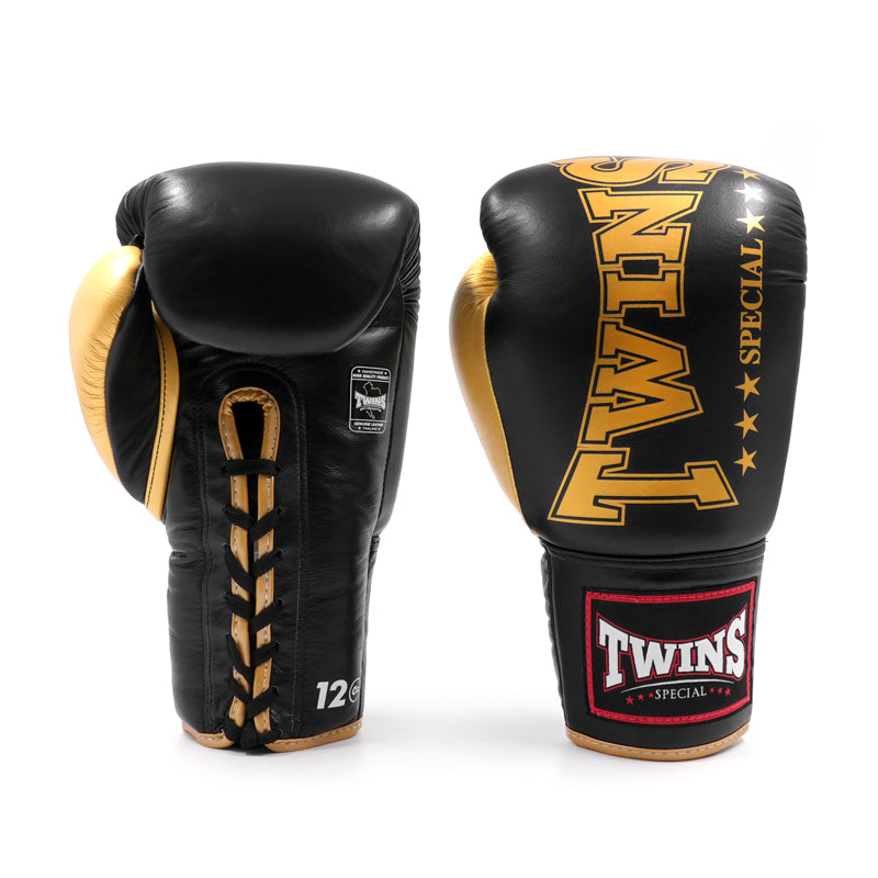 Twins Special LACE UP GLOVES BGLL1-2TAGD Black Gold