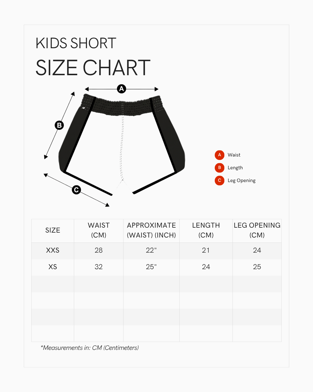 Blegend Kids Boxing Shorts HARA