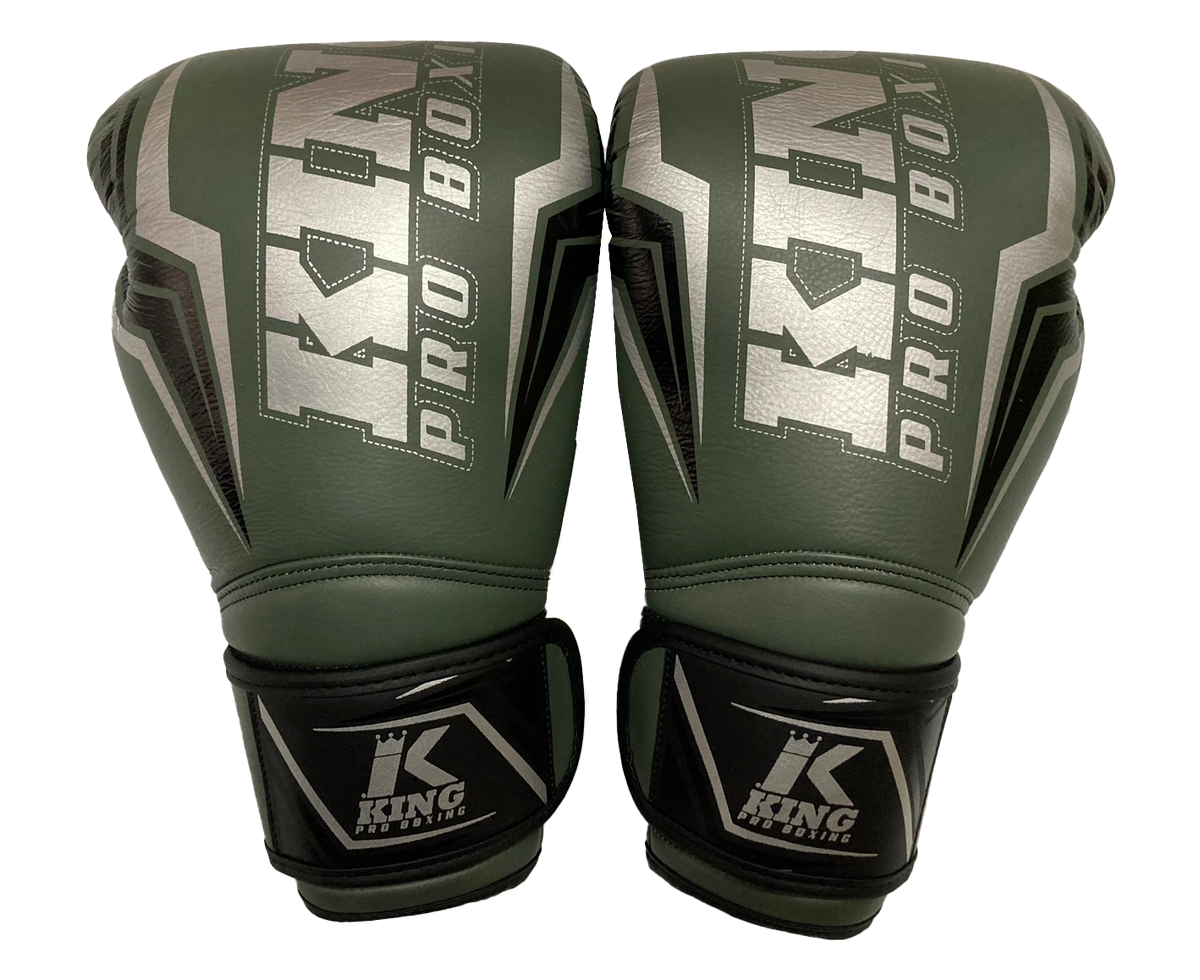 King Pro Boxing Gloves Thor Olive