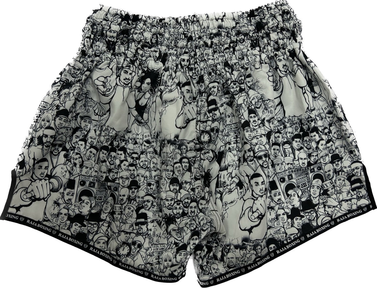 Raja Muay Thai Shorts Rapper 2 Grey
