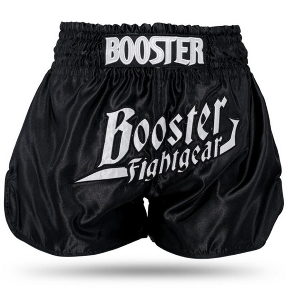 Booster Fight Gear Boxing Shorts TBT Thunder Black White
