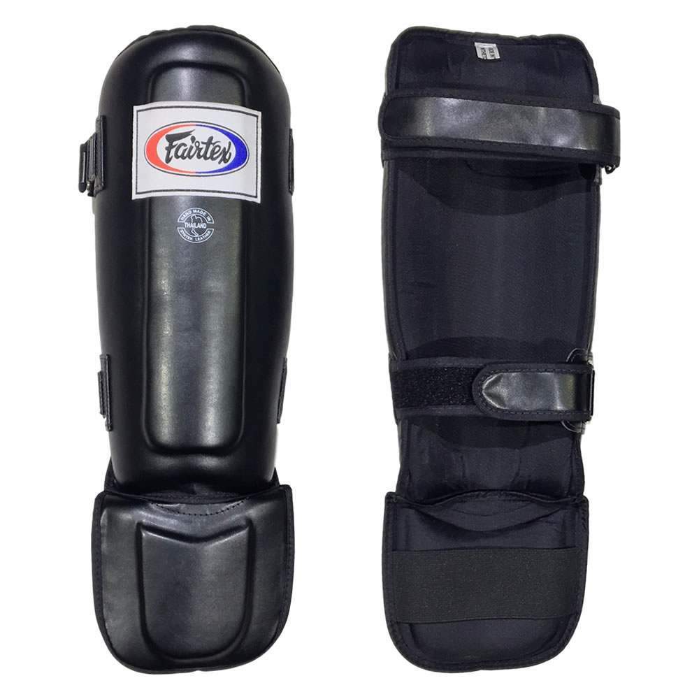 Fairtex Shinguards SP3 Black In-Step Double Padded Protector