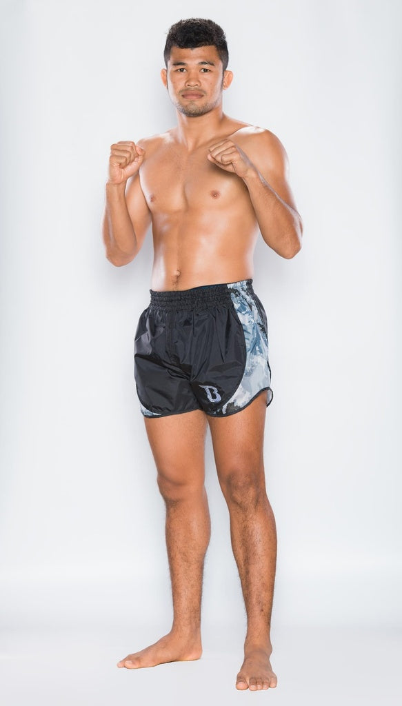 BOOSTER SHORTS Retro Hybrid BL/Camo Grey