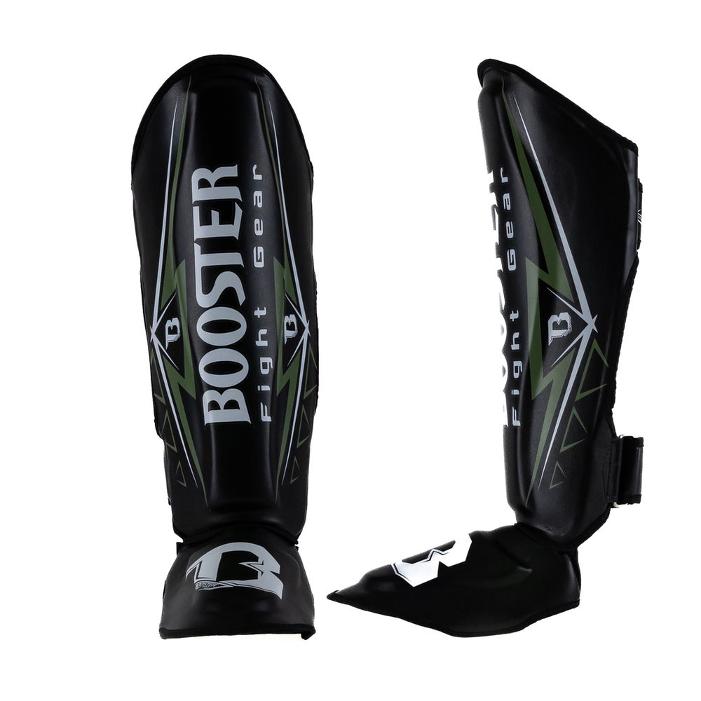 Booster Shin Guards WAR SERIES BK/MIL