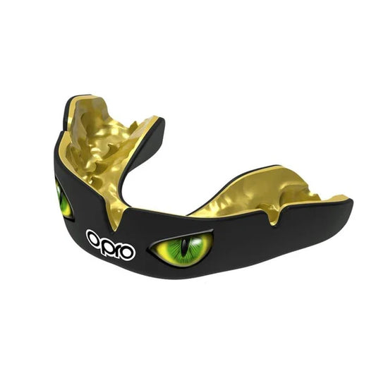OPRO Mouth Guard Green Eyes Instant Custom Fit Adult Gen 5