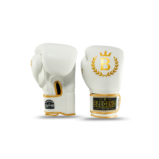 Blegend  Boxing Gloves BGR White