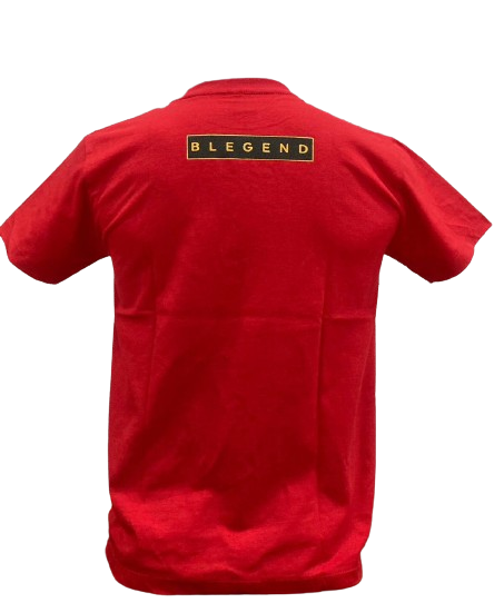 Blegend Muay Thai, Boxing T-shirt  Rebin Red