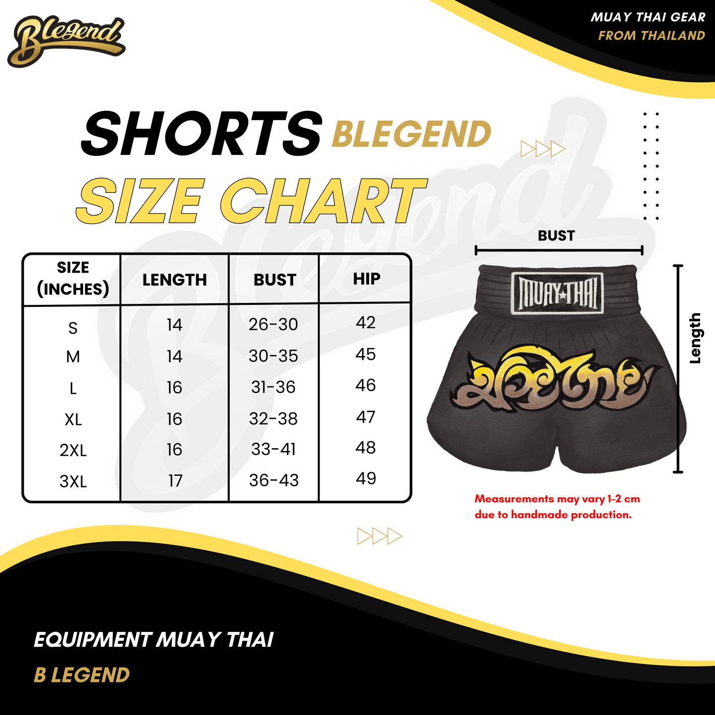 Blegend Muay Thai Short Zar