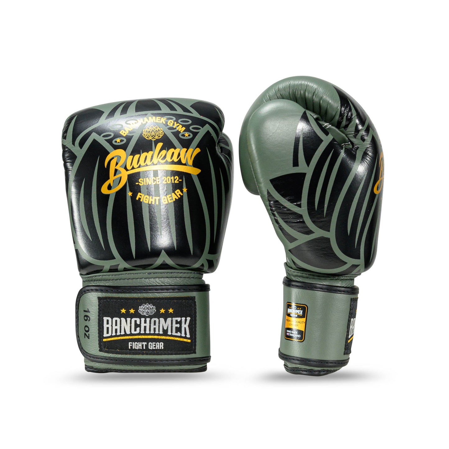 Buakaw Boxing Gloves BGL-UL1 Olive Black