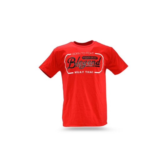 Blegend Muay Thai T-Shirt Rebin Red
