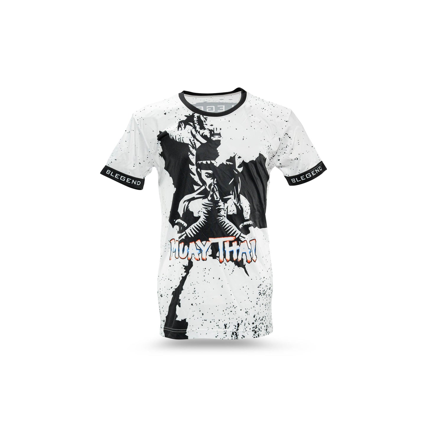 Blegend Nak Muay Dry-fit Muay Thai T-shirt White
