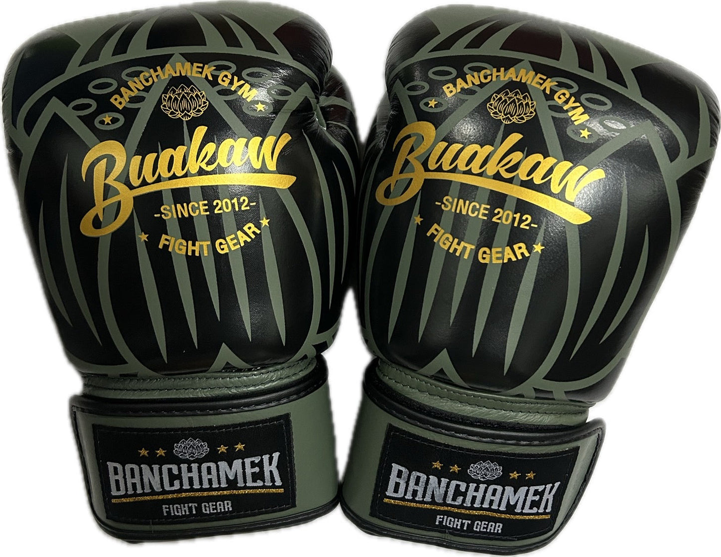 Buakaw Boxing Gloves BGL-UL1 Olive Black