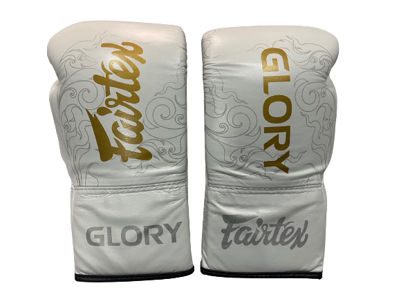 Fairtex Boxing Gloves BGLG3 Lace Up White