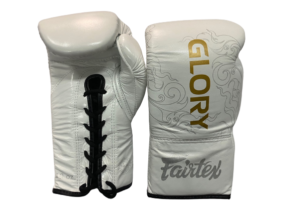 Fairtex Boxing Gloves BGLG3 Lace Up White