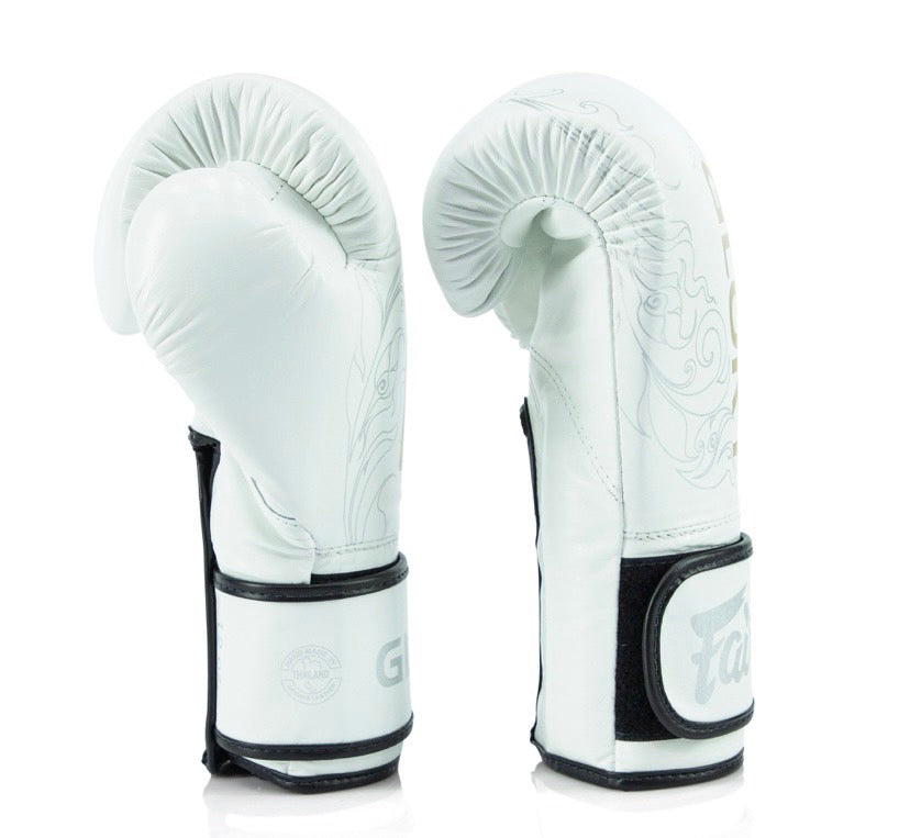 Fairtex Boxing Gloves GLORY BGVG3 Valco White