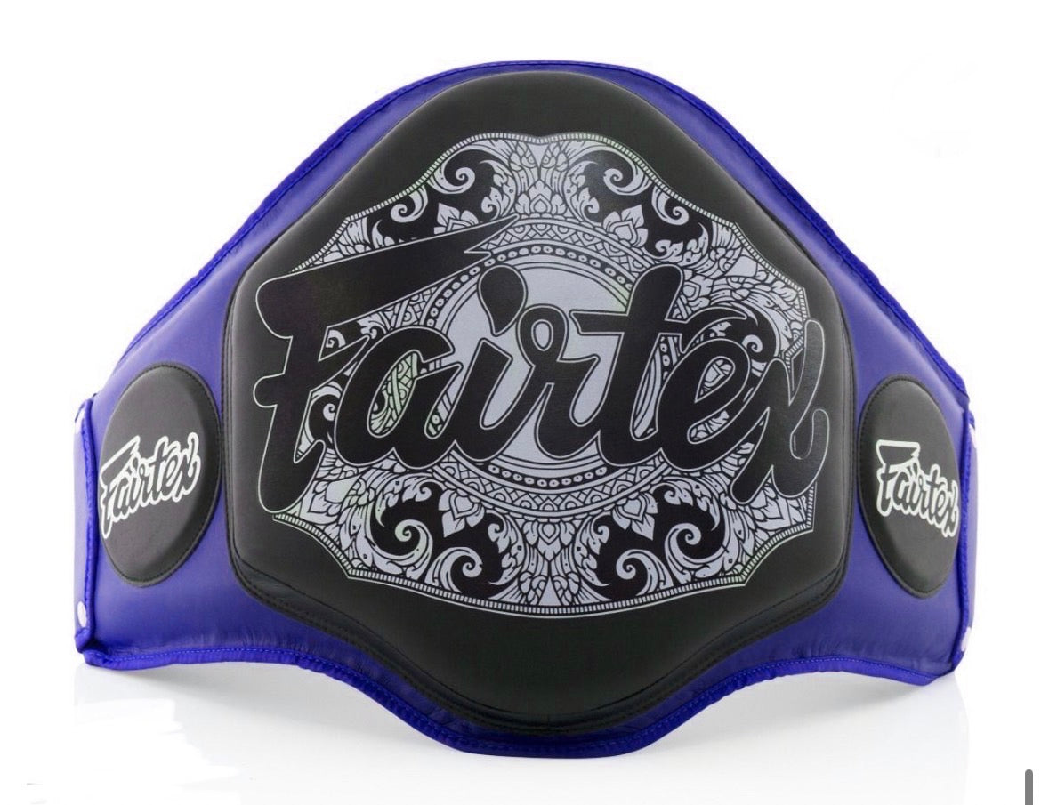 Fairtex Belly Pad BPV3 Blue Black Light Weight