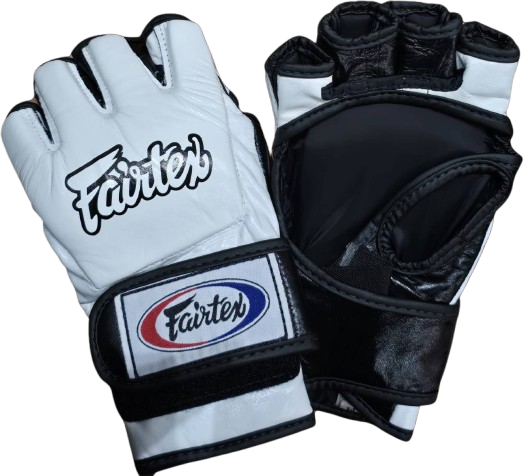 Fairtex Boxing Gloves MMA FGV12 White Black