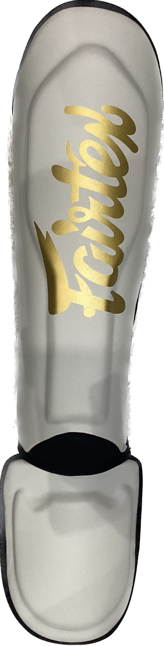 Booster X Fairtex Muay Thai Shin Guards  SPB1 White Gold