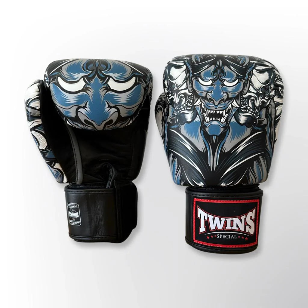 Twins Special Fancy Boxing Gloves Fbgvl3-58 Grey Black