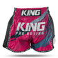 King Pro Boxing Shorts New Wave Red