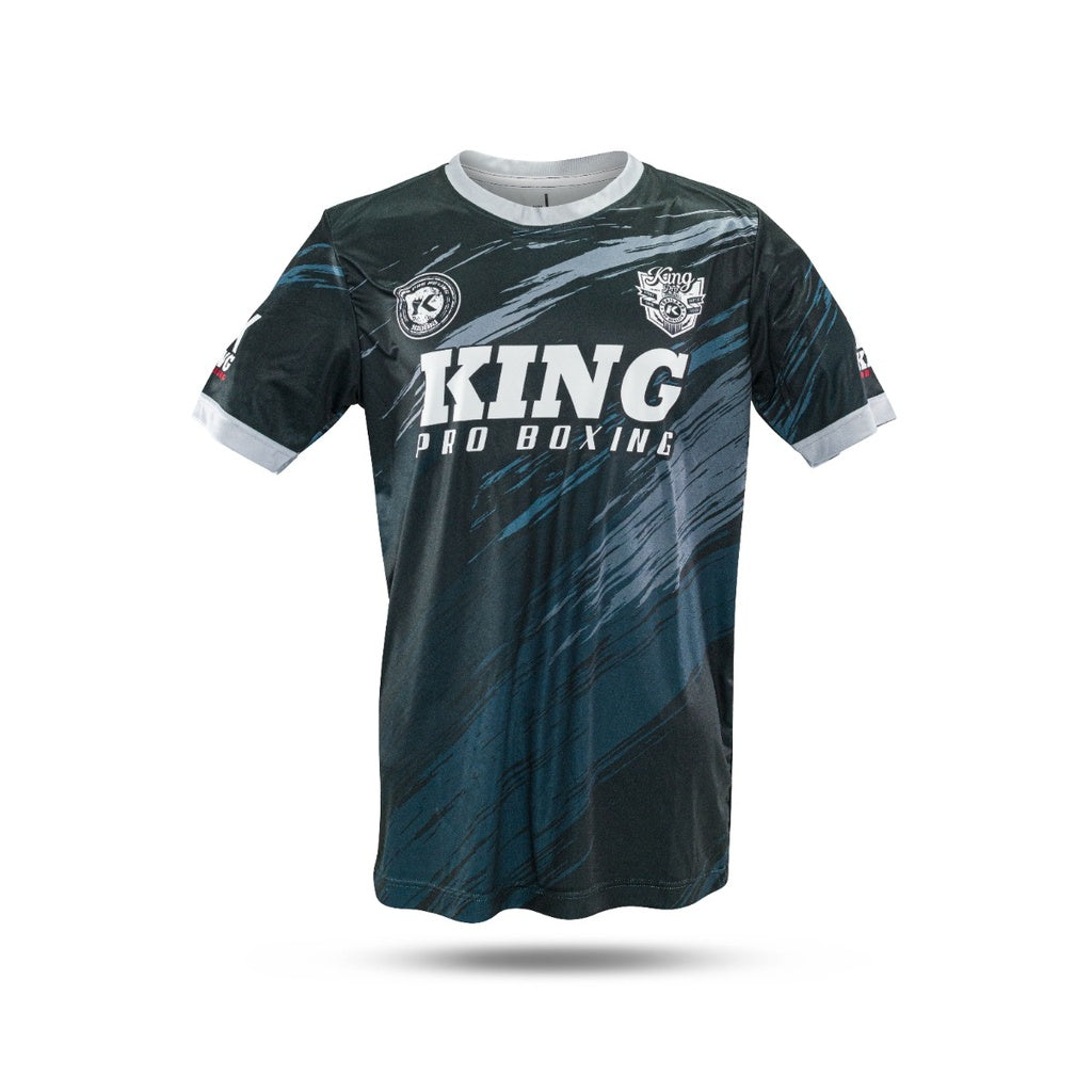 King Pro Boxing T-shirt New Wave Black