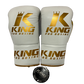 King Pro Boxing Gloves BG Lace Up White