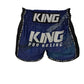 King Pro Boxing Shorts New Wave Blue