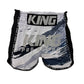 King Pro Boxing Shorts New Wave White