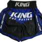 King Pro Boxing Shorts KPB Starr Black Blue