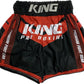 King Pro Boxing Shorts KPB Starr Black Red