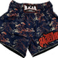 Raja Muay Thai Shorts Tiger Dark Blue