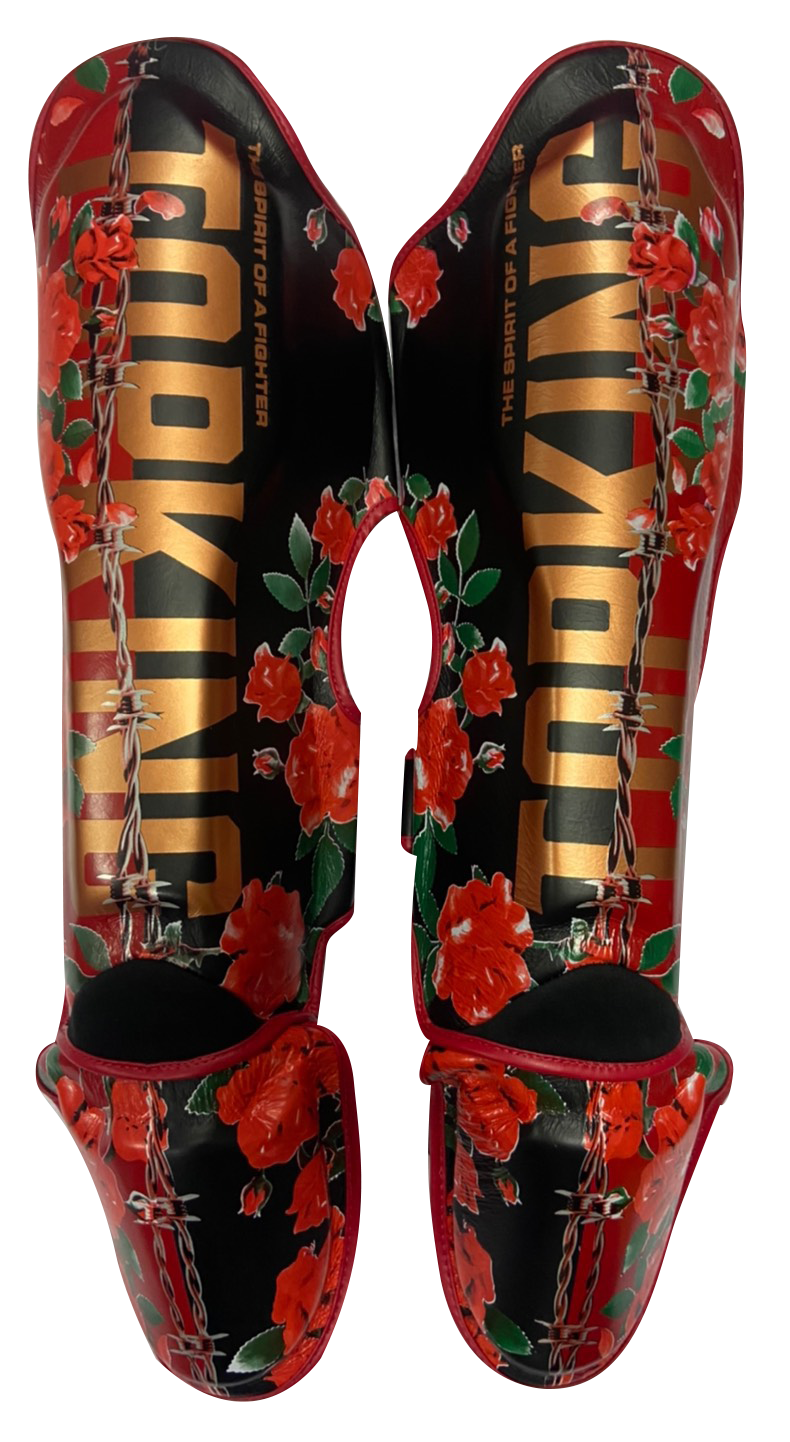 Top King Shinguards"Pro" ROSE TKSGRS Black Top King