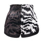 Twins Special Muay Thai Shorts TBS-Jungle Black White