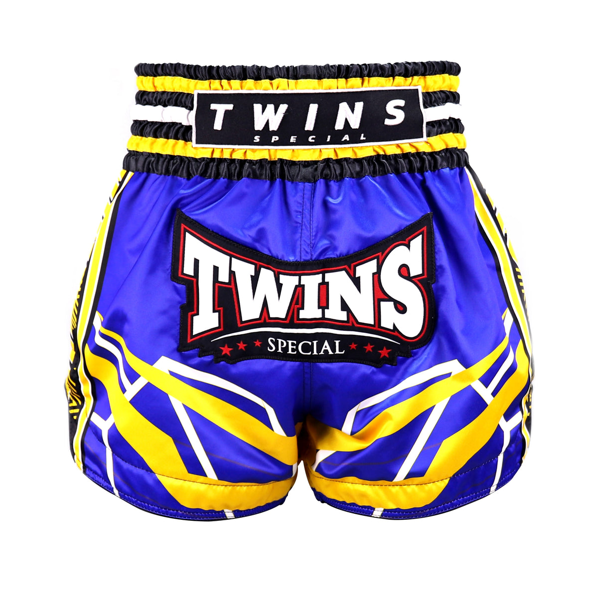 Twins Special Muay Thai Shorts TBS-Racing Blue Yellow