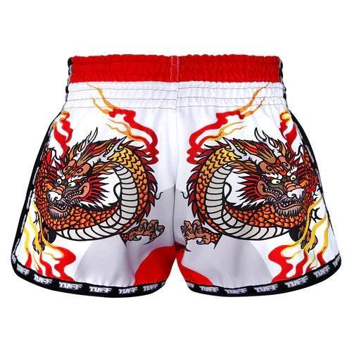 Tuff Muay Thai Shorts TUF-MRS204 White