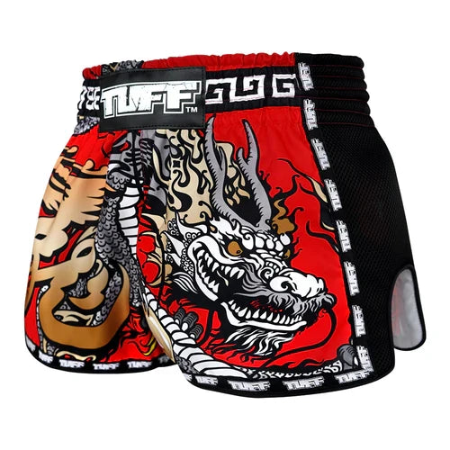 Tuff Muay Thai Shorts TUF-MRS205-Red