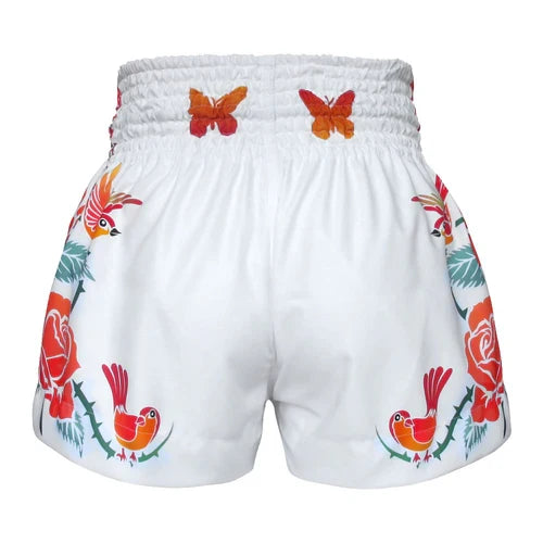 Tuff Muay Thai Shorts TUF-MS618 WHT