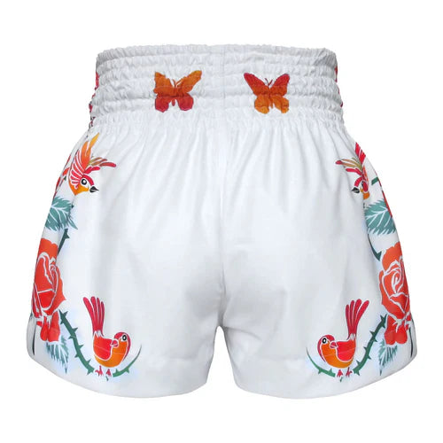 Tuff Muay Thai Shorts TUF-MS618 WHT