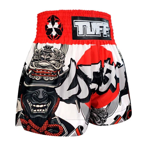 Tuff Muay Thai Shorts TUF-MS659-WHT