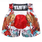 Tuff Muay Thai Shorts TUF-MS637 WHT