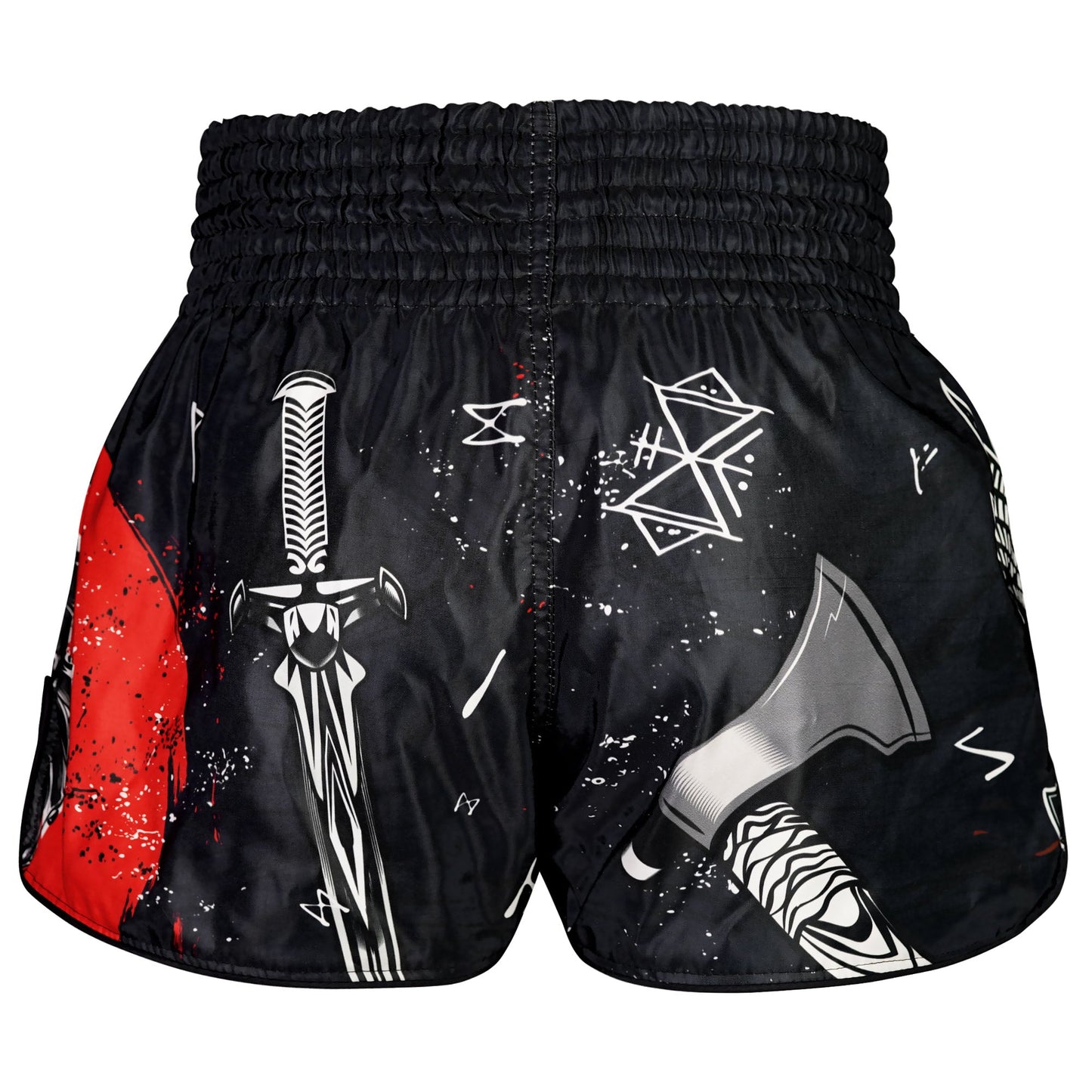 Tuff Muay Thai Shorts TUF-RMS121-BLK