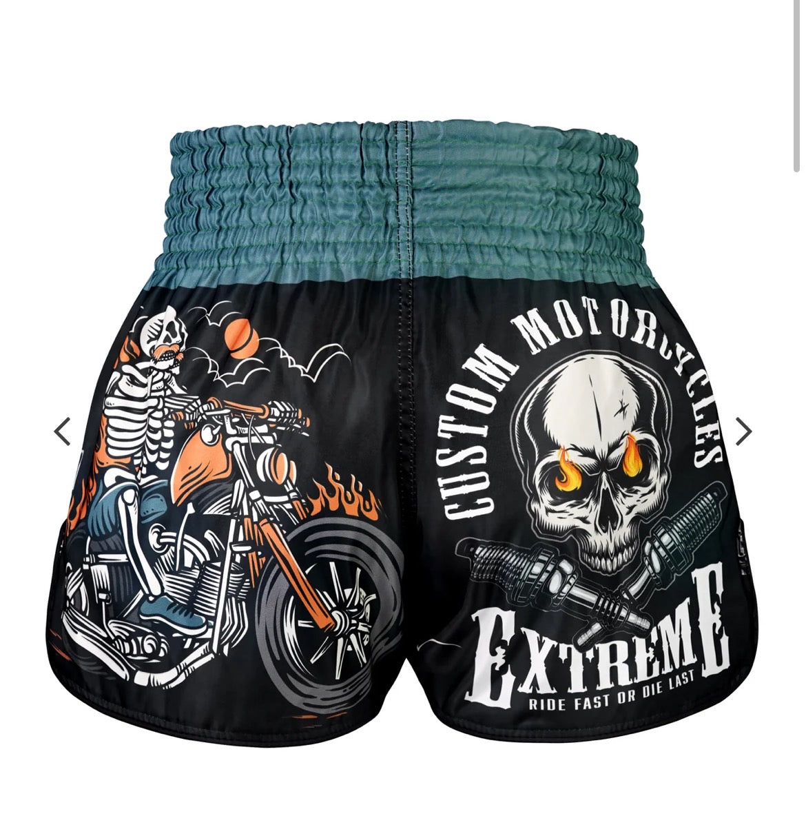 Tuff Muay Thai Shorts  Tuf-RMS 109 Black