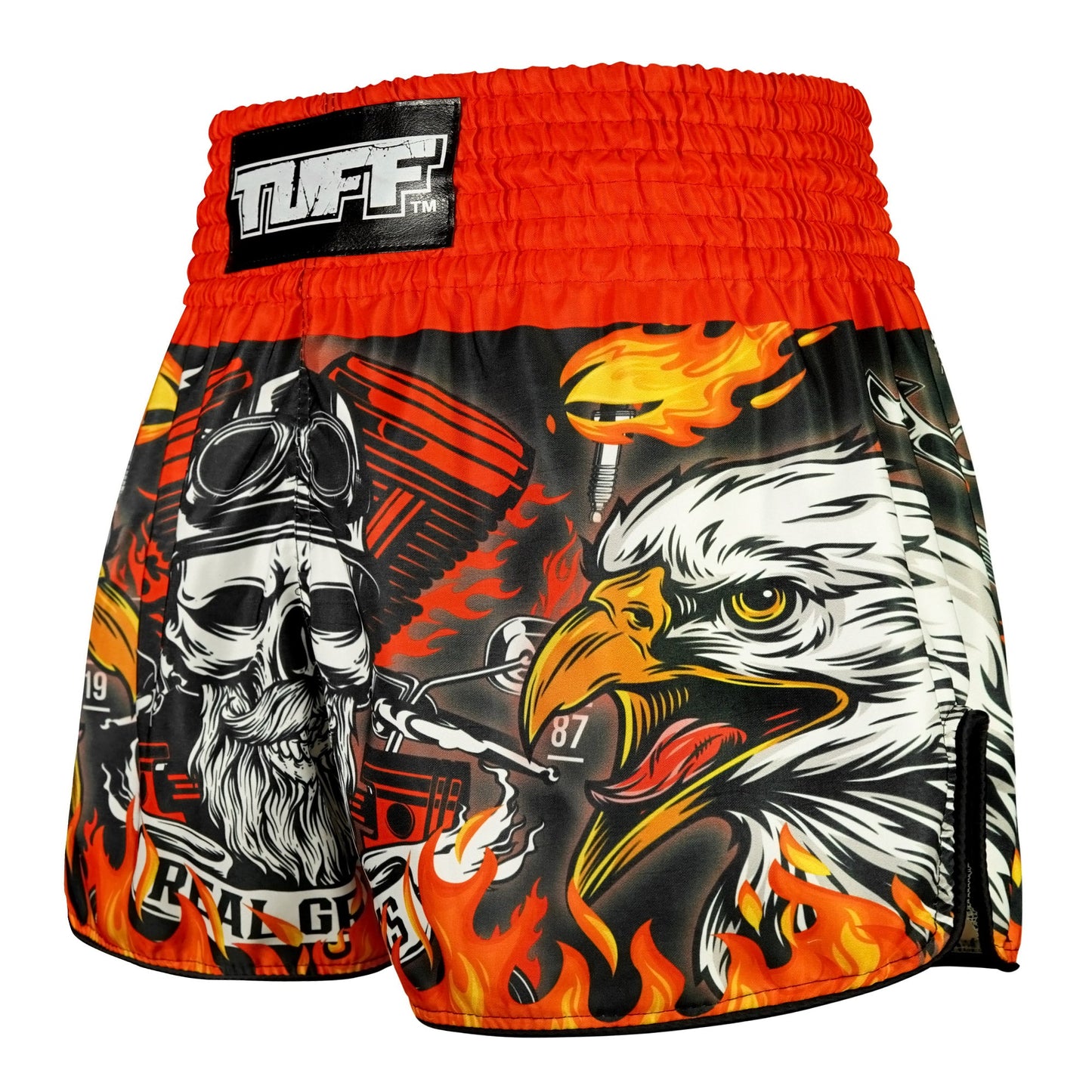 Tuff Muay Thai Shorts TUF-RMS108 Red