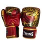 Twins Special Fancy Boxing Gloves FBGVL3-52  Gold Red