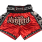 Twins Muay Thai Shorts TBS-SKULL Red