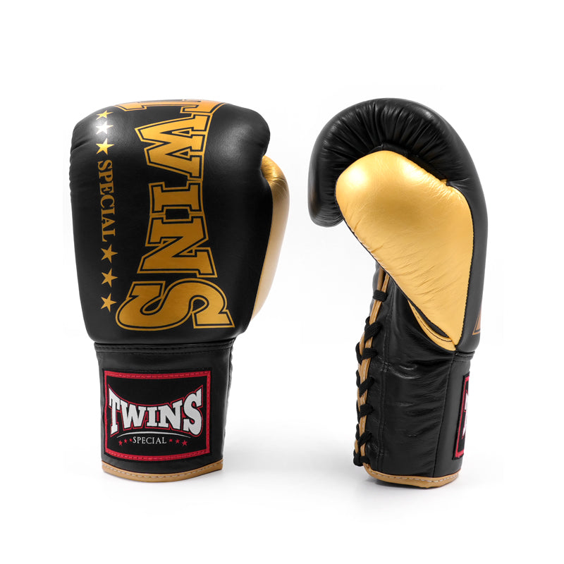 Twins Special LACE UP GLOVES BGLL1-2TAGD  Black Gold
