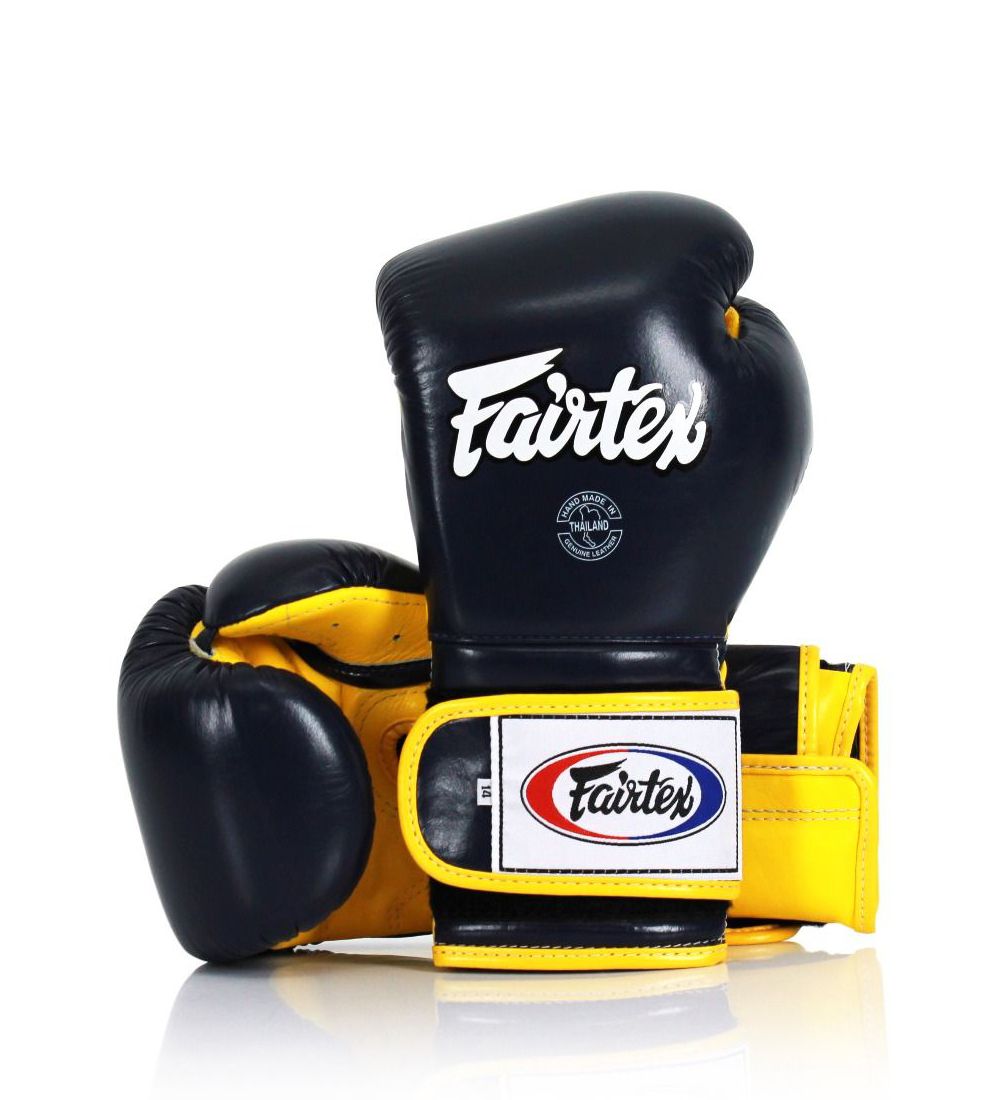 Fairtex Boxing Gloves BGV9 Blue Yellow