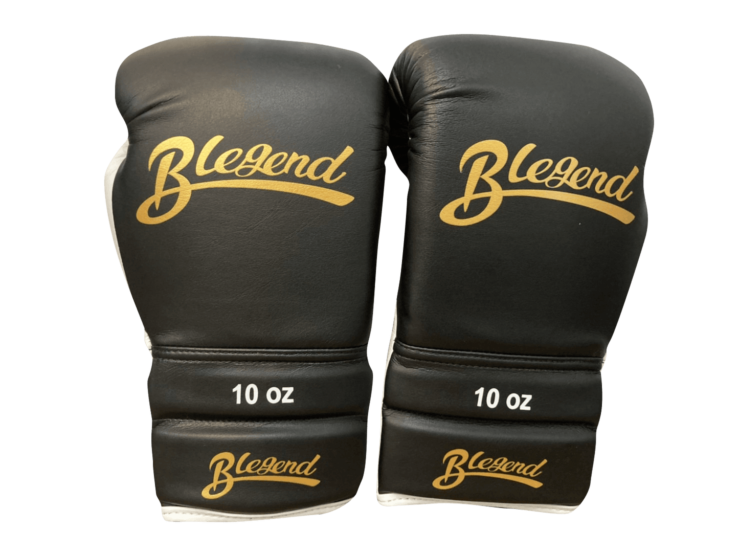 Blegend Boxing Gloves BGLLP Lace Up Black White Blegend