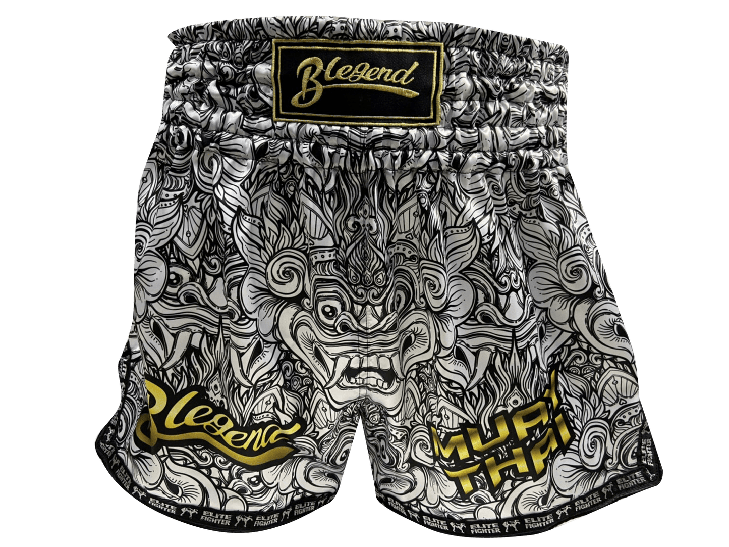 Blegend Boxing Shorts Grey Devil