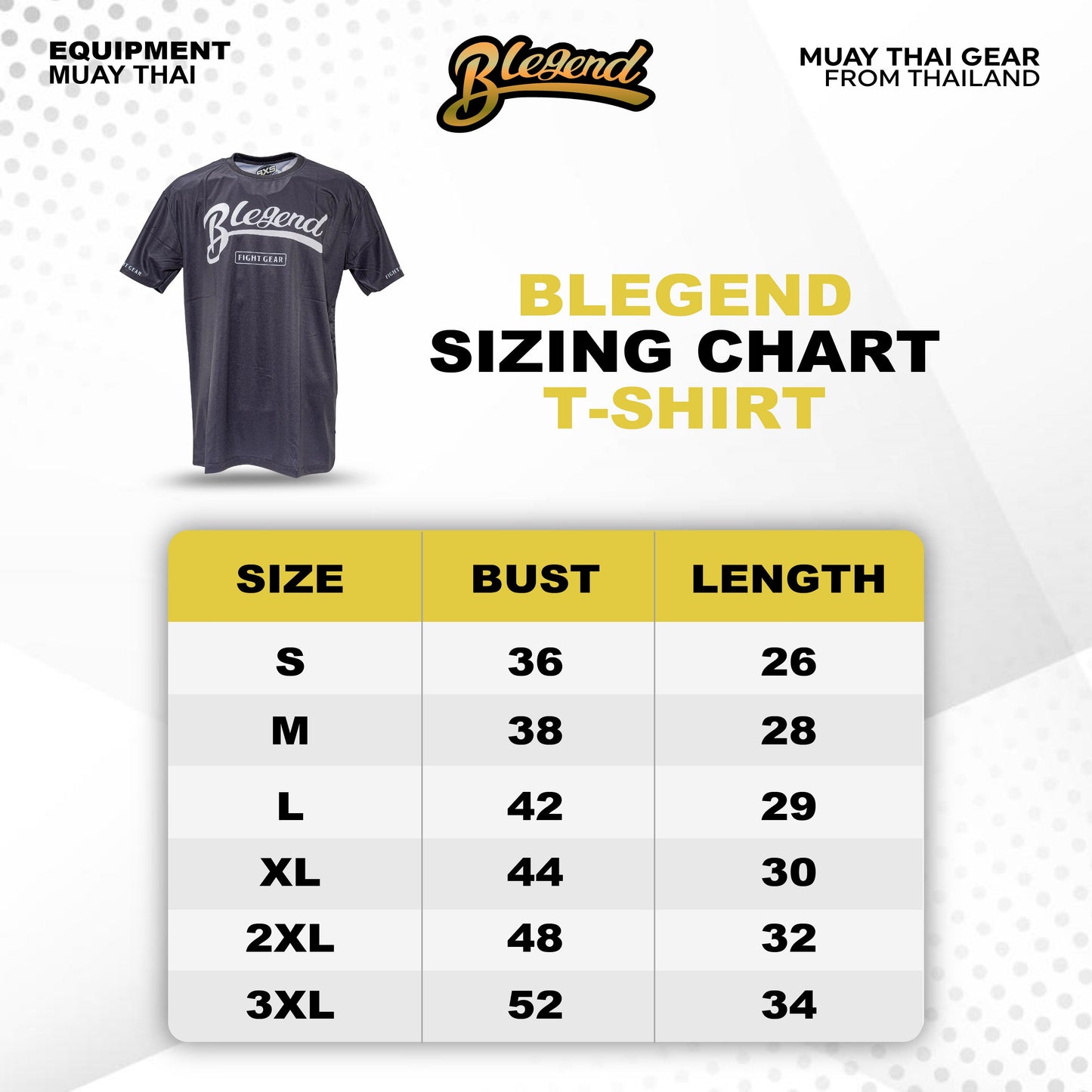 Blegend Nak Muay Dry-fit Muay Thai T-shirt Black